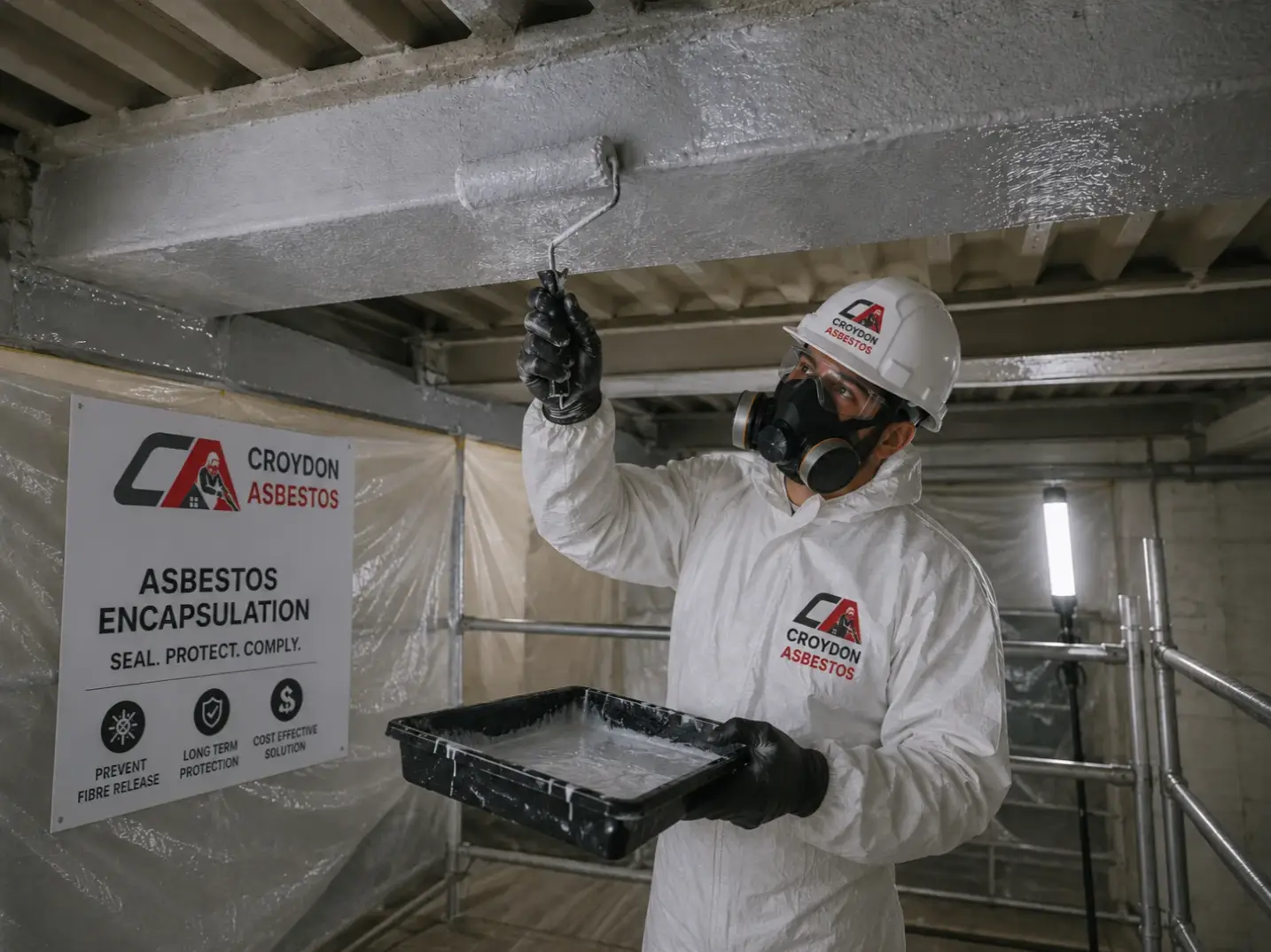 Asbestos encapsulation treatment service