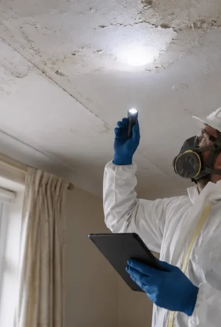 Asbestos Ceiling Removal - Inspection
