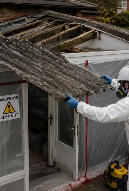 Asbestos Porch Roof Removal - Safe Removal