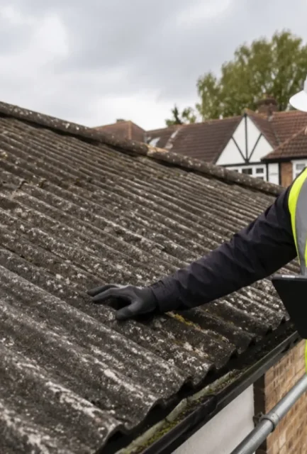 Safe asbestos garage roof testing and replacement guide.