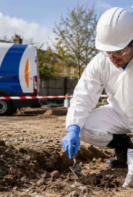 Soil inspection and asbestos assessment preparation work